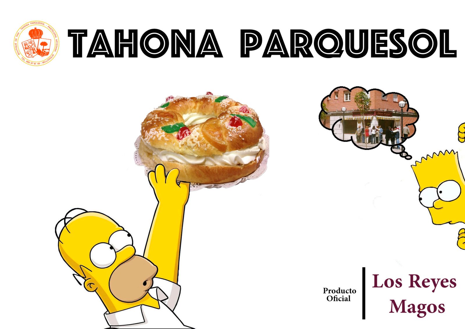 Tahona Parquesol — Cartelería Roscones